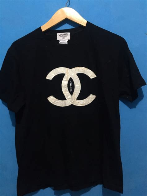 chanel shirt for women|Chanel tee shirts vintage.